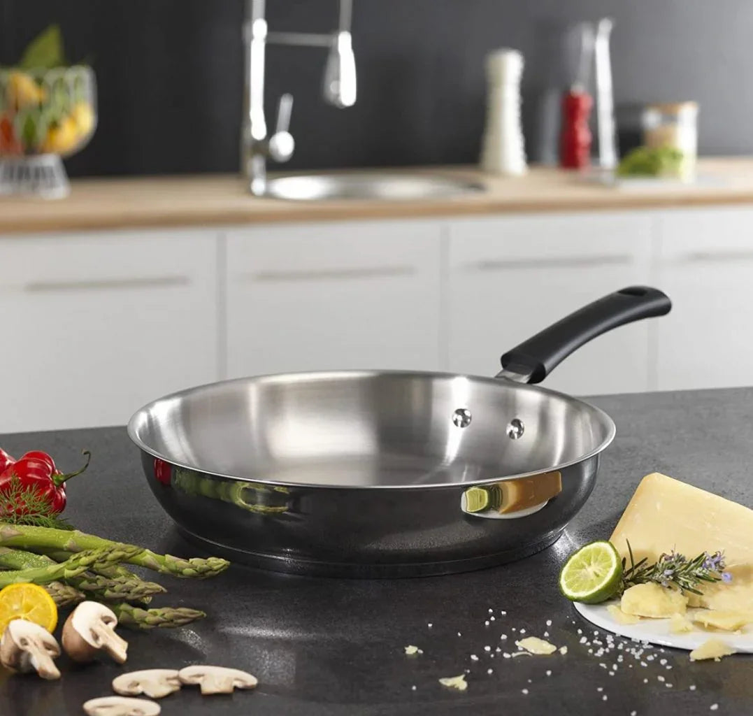 Тиган без капак Lagostina, D 26 cm, Inox, Индукция
