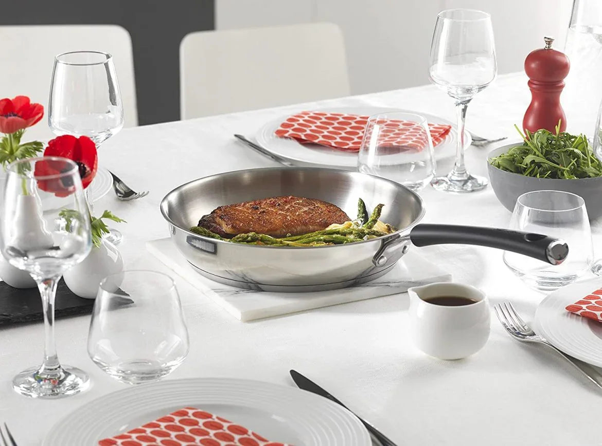 Тиган без капак Lagostina, D 26 cm, Inox, Индукция