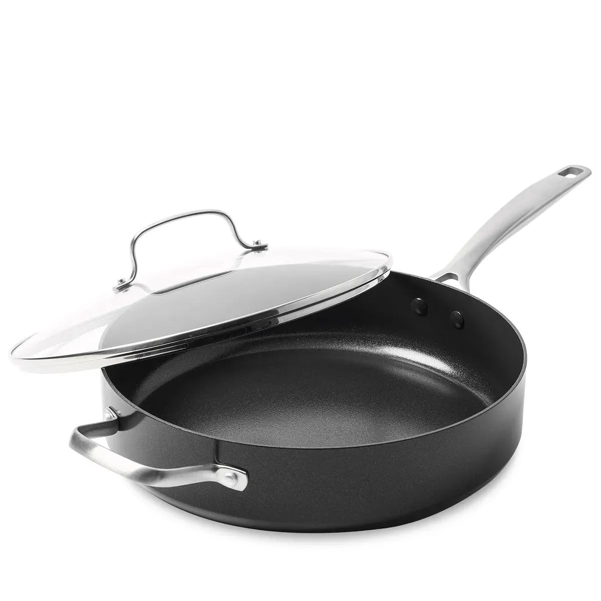 Тиган с капак Copenhagen Green Pan D 28 cm 4,3 L незалепващо покритие с диамантени кристали Thermolon