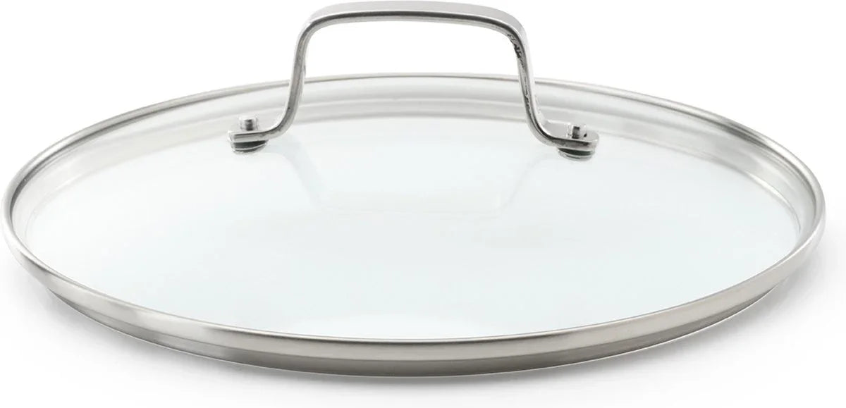 Тиган със стъклен капак Guzzini D 24 cm неръждаема CrNi 18/10 стомана, вместимост 2,5 литра
