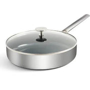Тиган Inox стъклен капак незалепващо покритие с диаманти D 28 cm