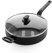 Дълбок тиган Green Pan с безвредно керамично покритие с диамантени кристали, 24 и 28 см