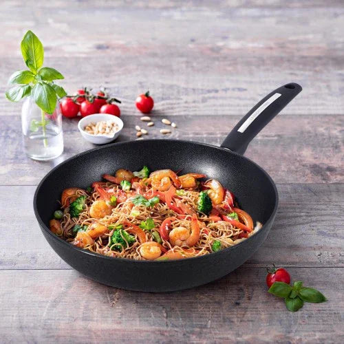 Wok тиган  Munster D 28 cm CS Solingen покритие Procalon Plus, без капак