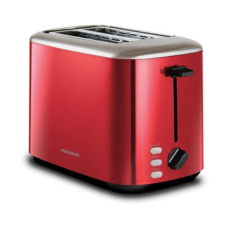 Тостер Equip Morphy Richards червен 800 W