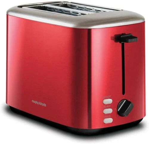 Тостер Equip Morphy Richards червен 800 W