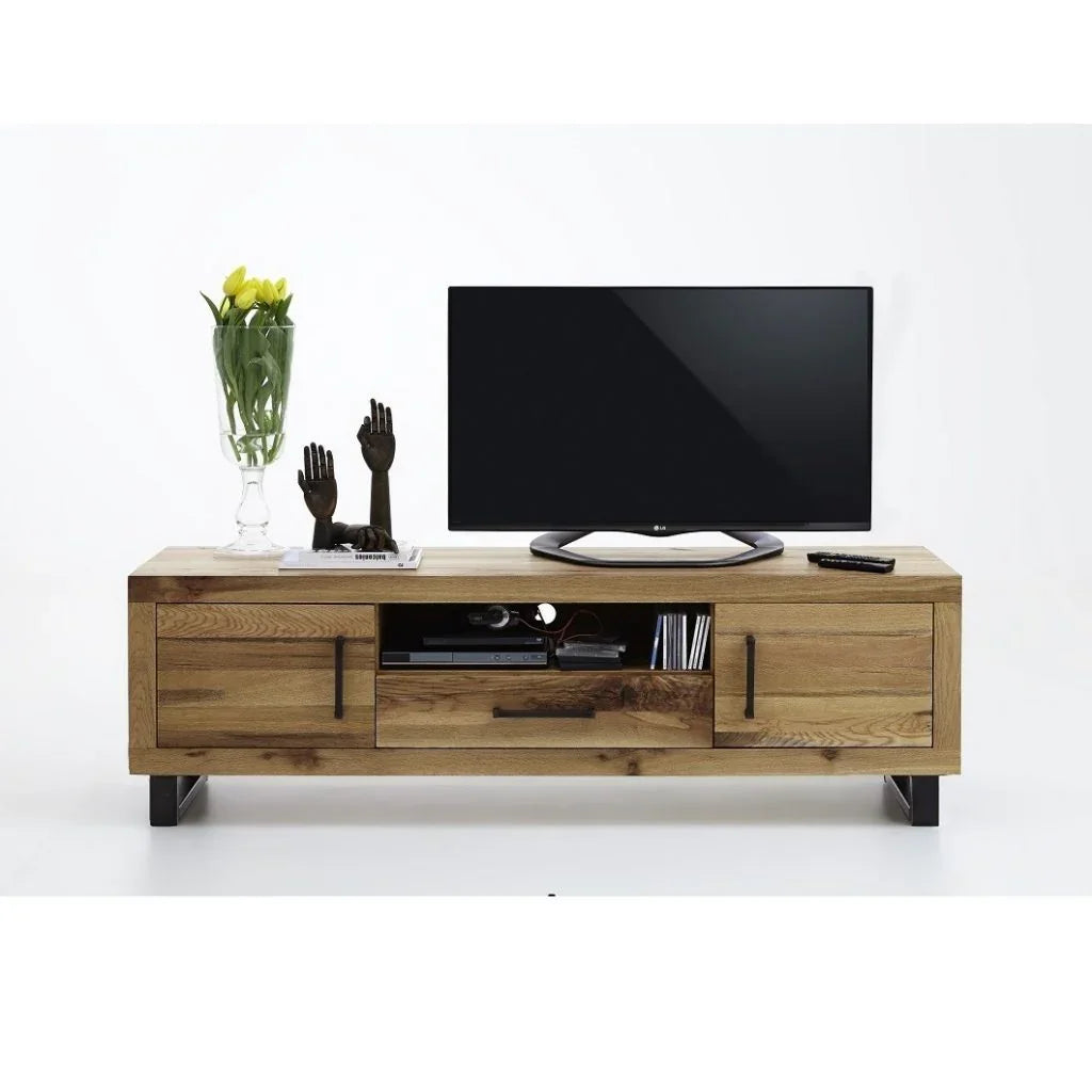 TV Шкаф Natura от дъб масив, 180 см