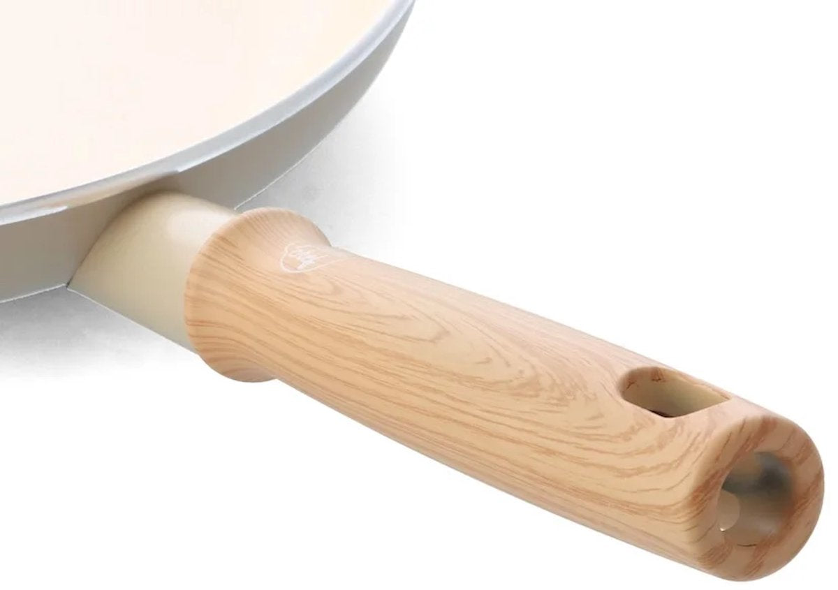 Тиган Wok GreenChef Nordics D 28 cm, керамично покритие с диамантени кристали, 3,7 L