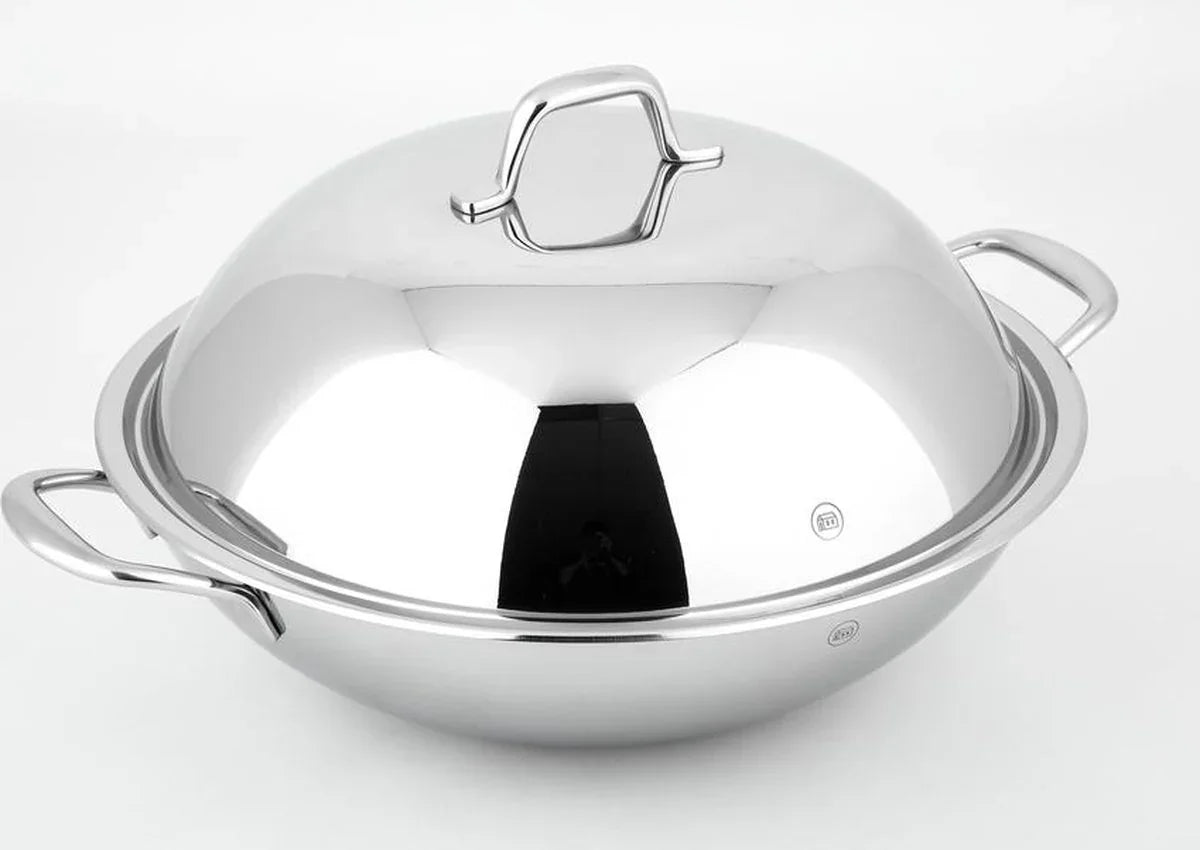 Wok тиган Dresden CS&Sohn с капак Inox D 32 cm