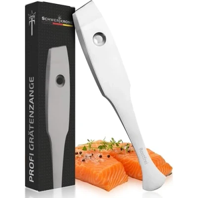 Пинсета за почистване кости на риба Schwertkrone Solingen L 12,5 cm